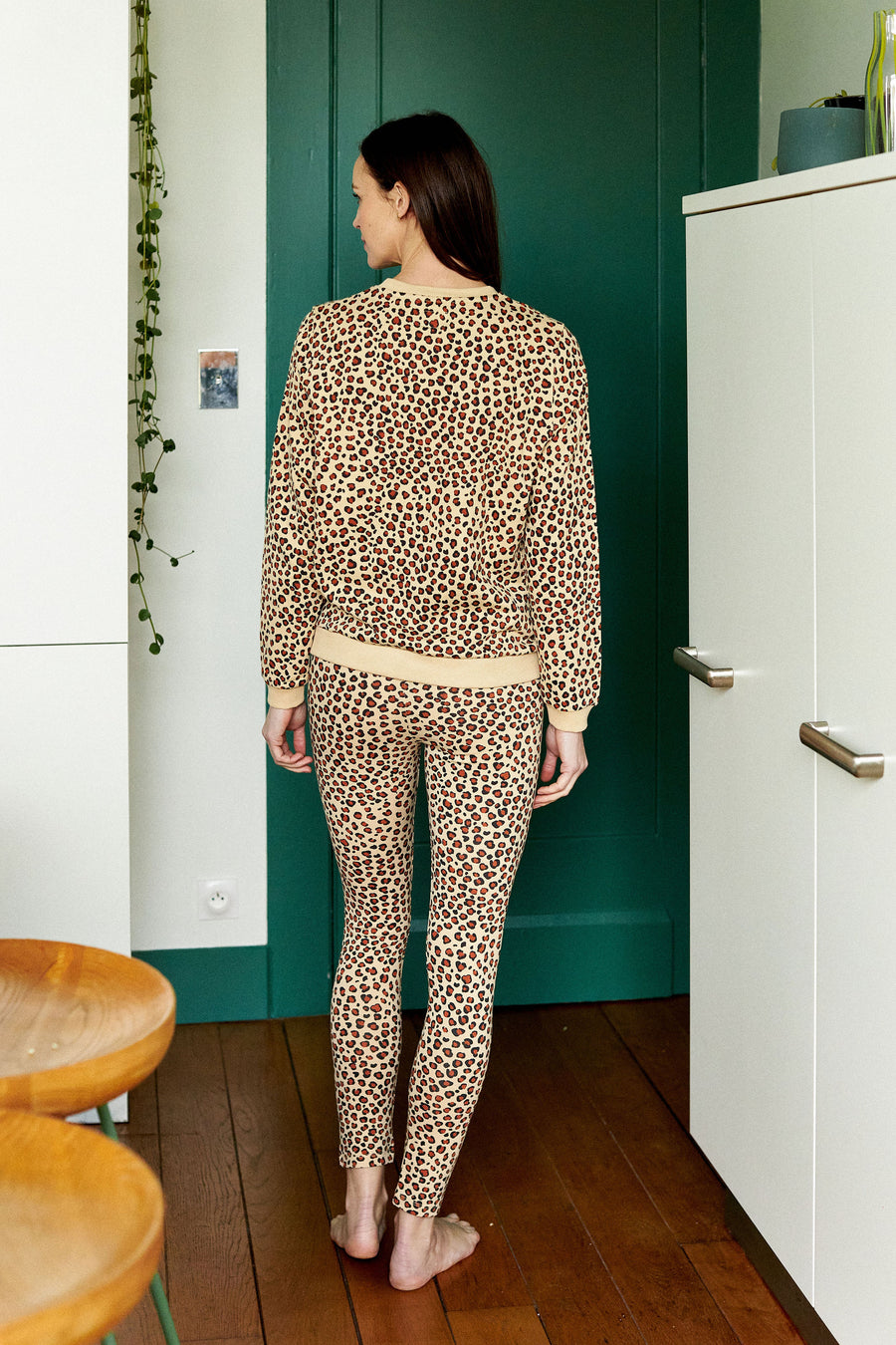 Edith Sweatshirt ##2299AF - Leopard Woman