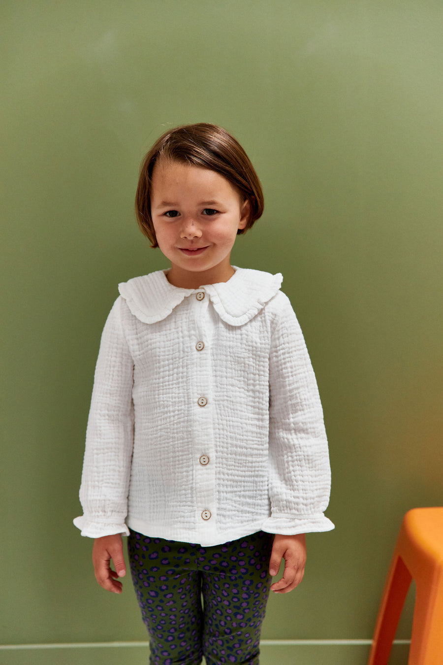 Chemise pour fille blanc | Tape à l'oeil Chemise pour fille blanc | Tape à l'oeil