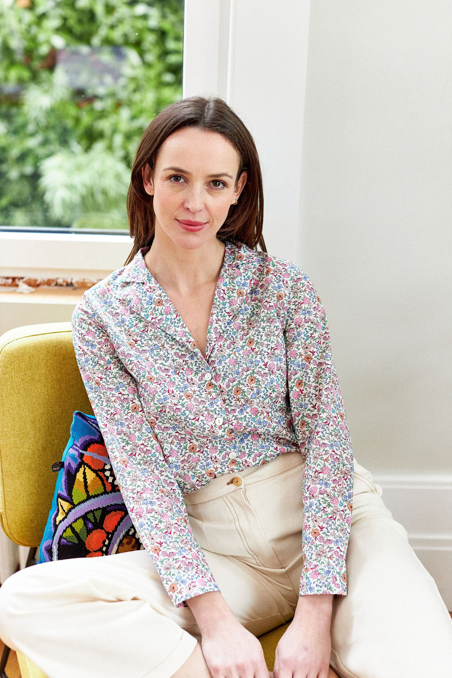 Chemisier Salomé ##2690 Fleurs Roses Femme