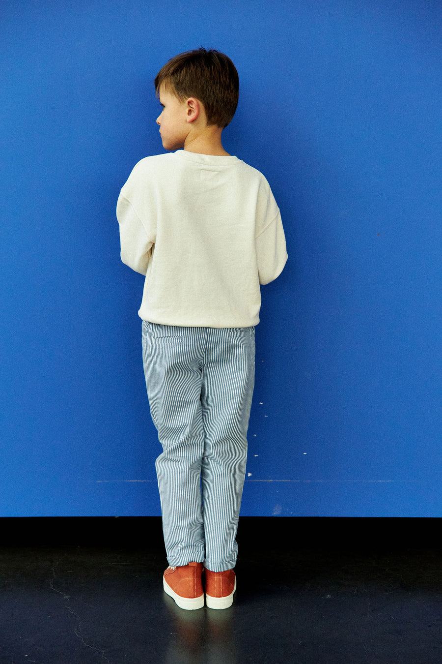 Pantalon Robinson ##2656 Rayures Bleues