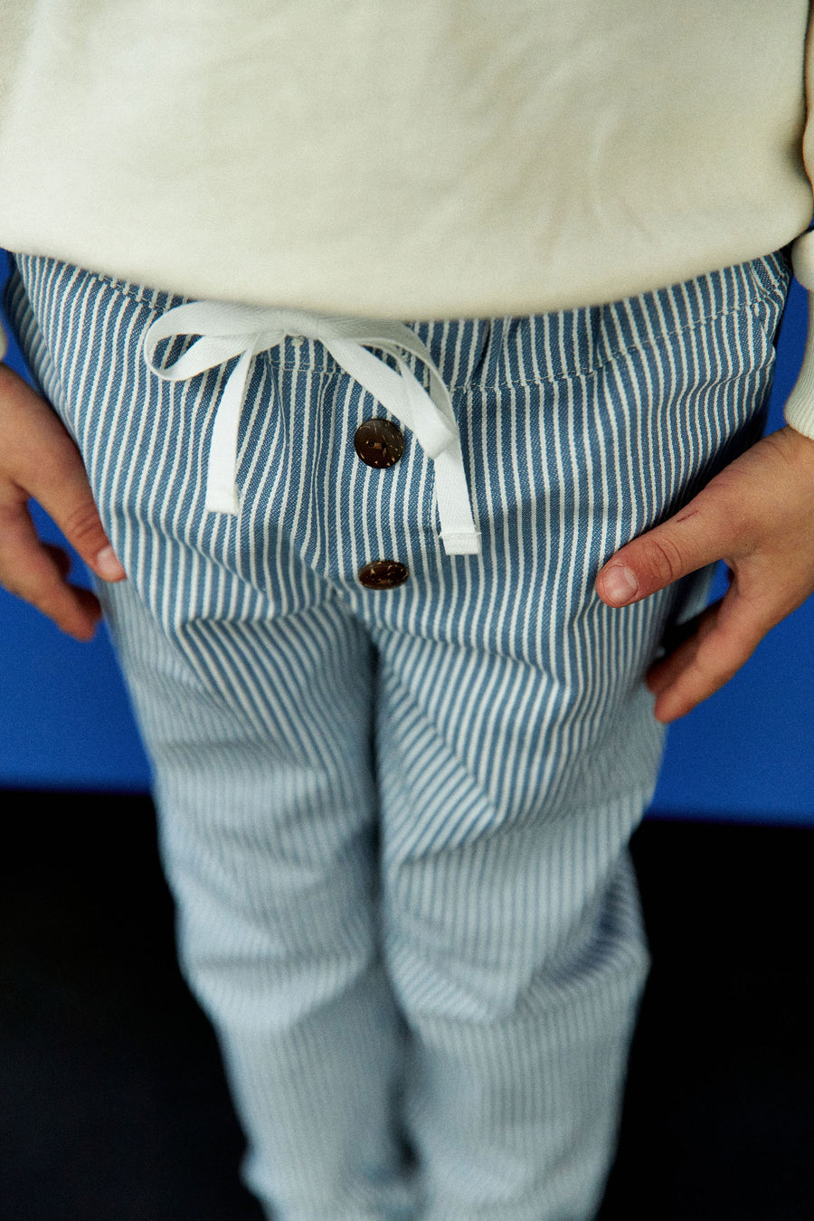 Robinson Pants ##2656 Blue Stripes