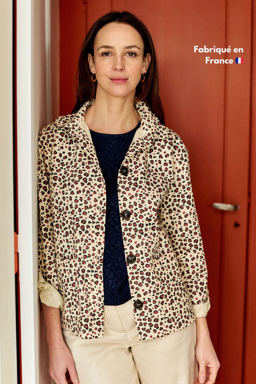 Héloise Jacket ##2678 Natural Leopard Woman