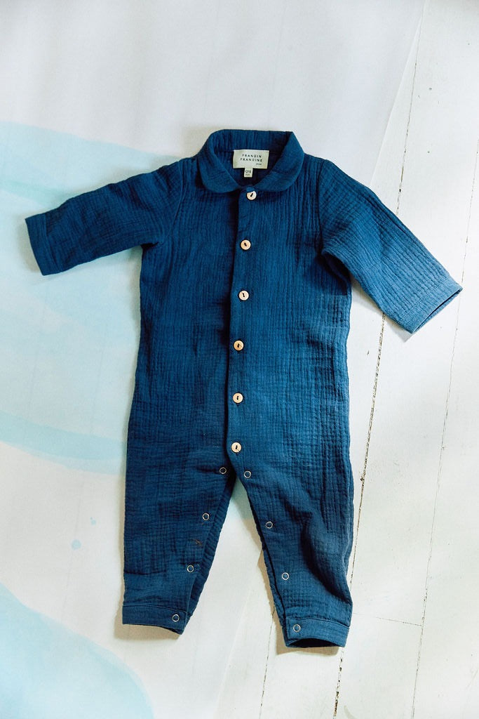 Pyjama Célestin ##2385 - Lange Bleu